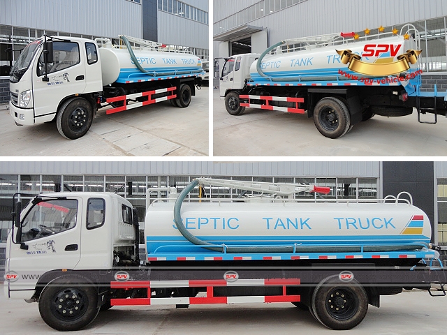 Septic tank trucks Foton (10,000 Liters) shipping to Ethiopia
