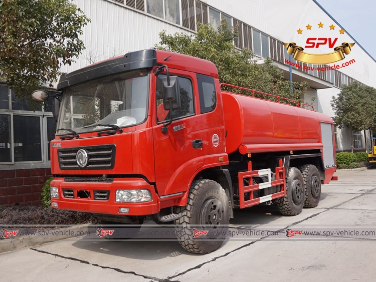 SPV New Production  - Dongfeng 6X6 Single-tyre Off-road Fire Fighting Water Tanker