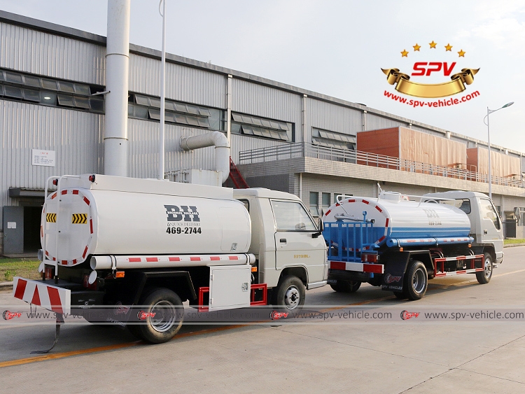 SPV dispatched one unit of water bowser and mini fuel truck to Saint Kitts and Nevis on June 16th.