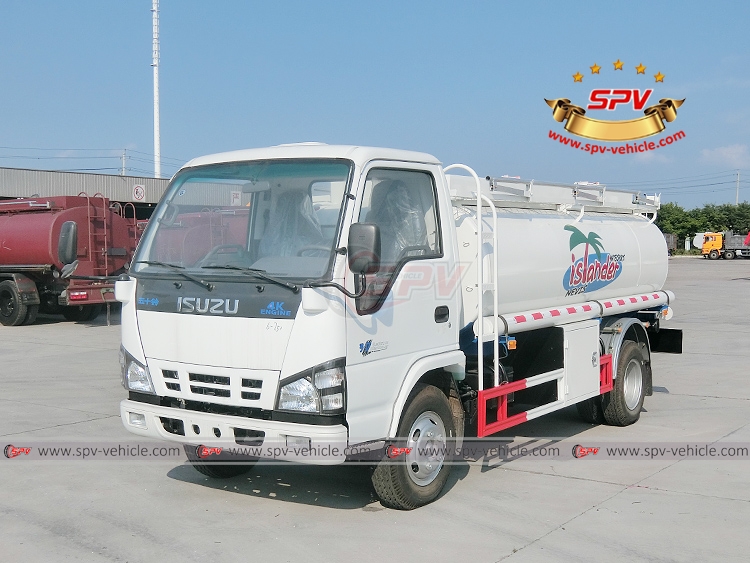 SPV ships one unit of fuel tank truck ISUZU(4,000 Litres) to Saint Kitts and Nevis in July, 2017.
