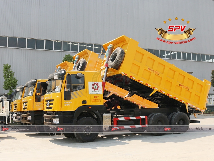 SPV is shipping 4 units of dump trucks IVECO to Malawi in April, 2017.