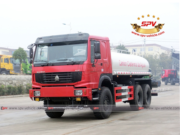 From Latin America order, SPV dispatches 1 unit of off-road water sprinkler truck in November, 2017.