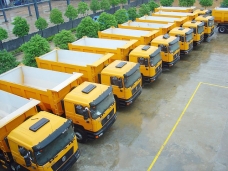 To Congo - 15 units of dumpers Shacman(6X4) in 2007