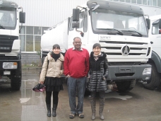To Congo - 5 units of Beiben (North Benz) Off-road (4X4, 6X6) Fuel Tankers in Feb. 2013