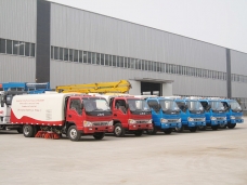 To Bangladesh - 6 units of Road Sweeper Trucks in April, 2013