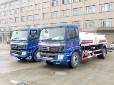 【May. 2018】To Myanmar -  2 units of Water Tank Lorry FOTON(10,000 litres)