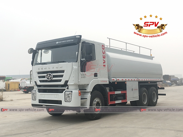 To Djibouti, SPV is shipping fuel tank truck IVECO(20,000 litres) in December, 2018.
