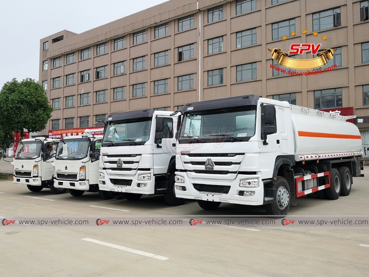 2 units of Fuel Dispensing Truck SINOTRUK will dispatch from SPV  to Mongolia clients in May, 2019.