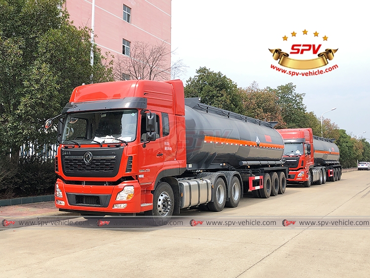 SPV shipped 2 units of dilute nitric acid tank semi-trailers to Latin America in October, 2019.
