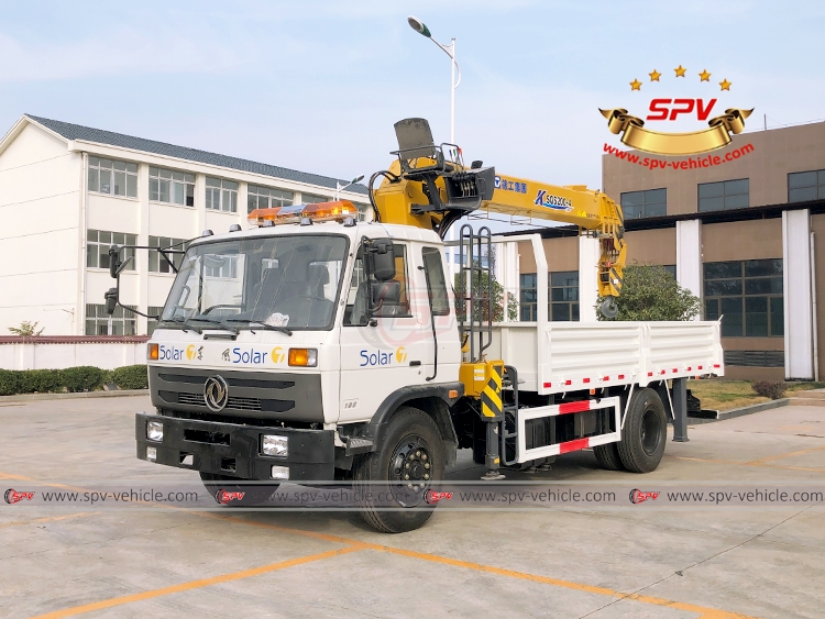 SPV shipped telescopic crane truck to Djibouti together with 2 units of aerial platform truck.