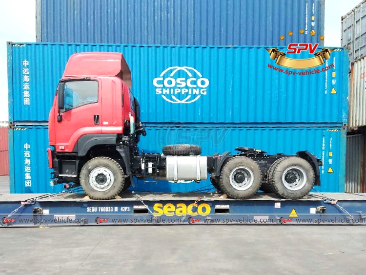 SPV shipped ISUZU tractor head out on 23th, Mar, 2020.