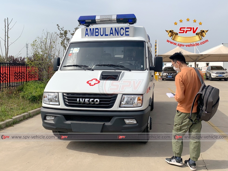 SPV shipped IVECO ambulance to Philippines in April, 2020.