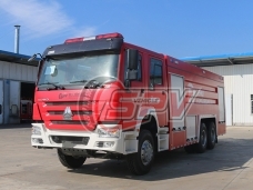 【Aug. 2023】To Congo - Repeat Order of Foam Fire Tanker Sinotruk(12,000 Litres)