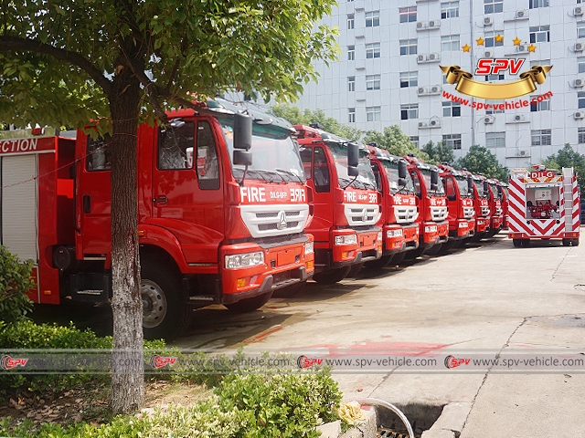 Bulk View of Fire Apparatus-Sinotruck Bulk View of Fire Apparatus-Sinotruck