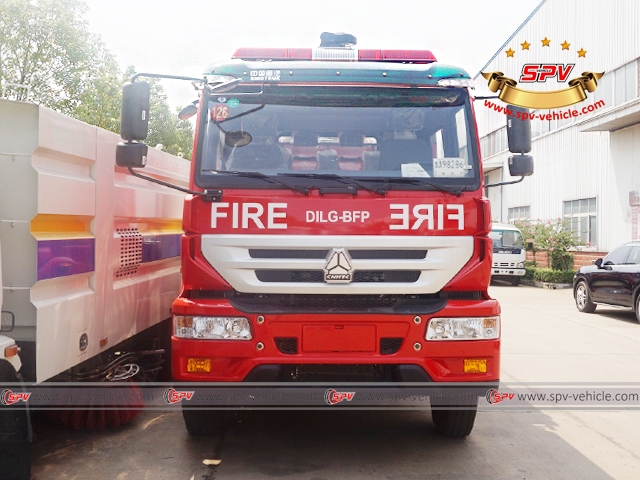 Front View of Fire Apparatus-Sinotruck Front View of Fire Apparatus-Sinotruck