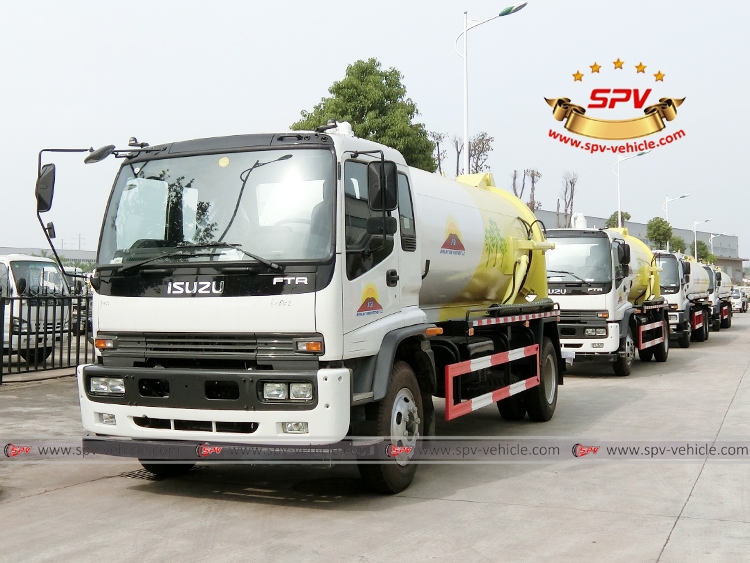 8,000 Litres Sewer Vacuum Truck ISUZU - Bulk Photos 8,000 Litres Sewer Vacuum Truck ISUZU - Bulk Photos