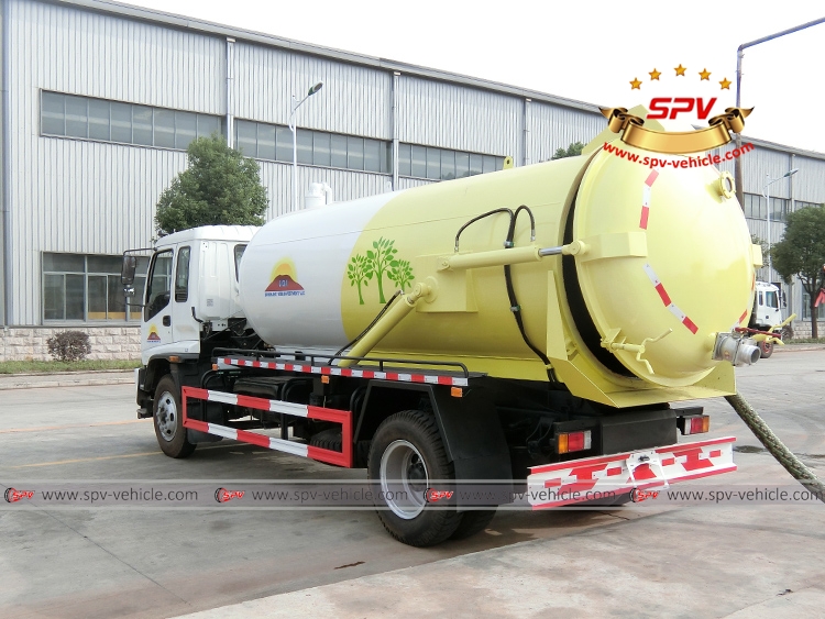 8,000 Litres Sewer Vacuum Truck ISUZU - LB 8,000 Litres Sewer Vacuum Truck ISUZU - LB