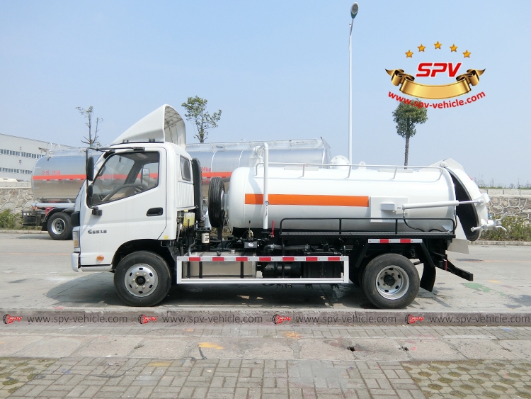 Sewer Vacuum Truck Foton - LS Sewer Vacuum Truck Foton - LS