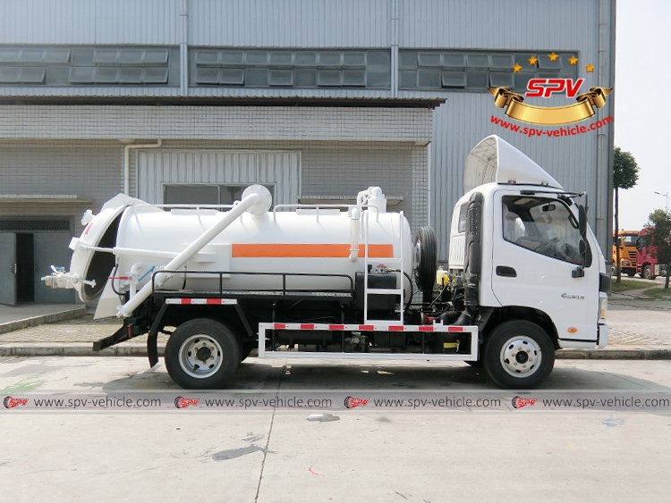 Sewer Vacuum Truck Foton - RS Sewer Vacuum Truck Foton - RS