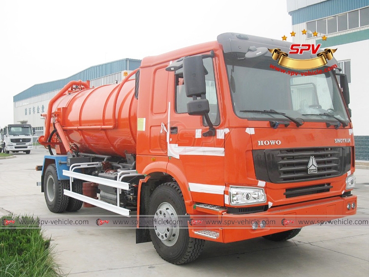 Sewage Vacuum Truck Sinotruk - RF Sewage Vacuum Truck Sinotruk - RF