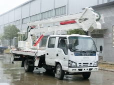 To Ghana-one unit of ISUZU aerial platform truck shipping on November, 2015