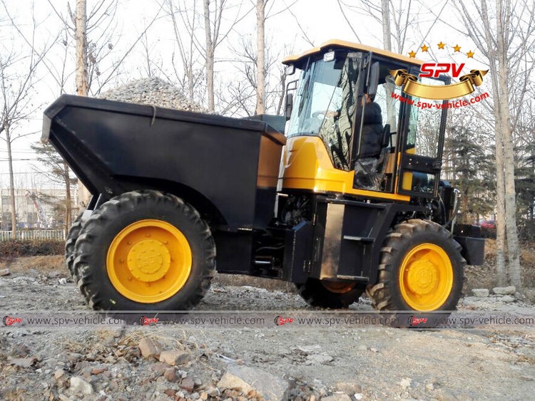 SPV Shipped Mini Dumper 5 Ton to Bangladesh in Jan, 2016