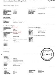 Deposit Payment from Zambia for Fire Engine in Jun, 2016