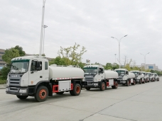 To Latin America - 8 units of Water Tanker Truck JAC (8,000 liters) shipped in Oct. 2016