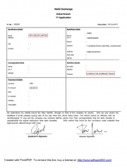 Payment from Pakistan for Garbage Compactor Truck in Oct, 2017