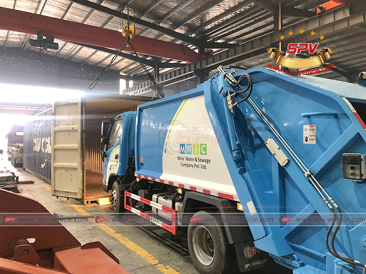 【Mar, 2021】To Maldives - Garbage Compactor Truck FOTON (6 CBM)