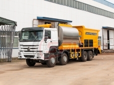 【Sep. 2021】To Mongolia – Rubber Asphalt Chip Sealer Sinotruk